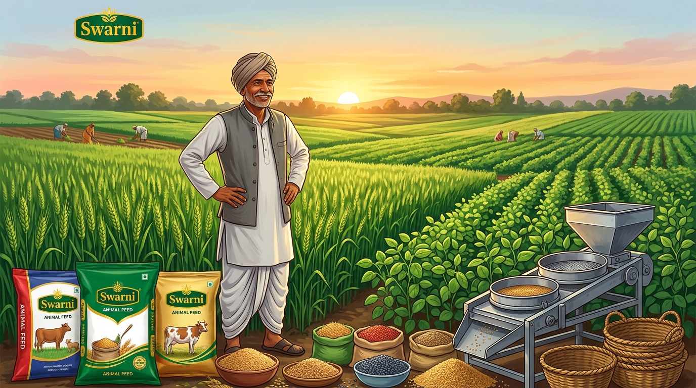 स्वर्णी पशु आहार - Farmer context